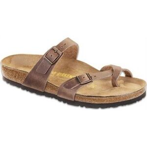 Women's Birkenstock Mayari Oiled Leather Sandal size 38
